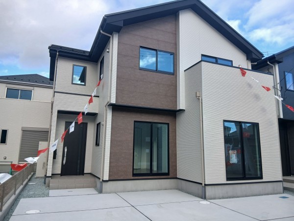 仙台市宮城野区福田町、新築一戸建ての外観画像です