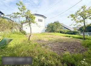 仙台市宮城野区二の森、土地の前面道路を含む現地写真画像です