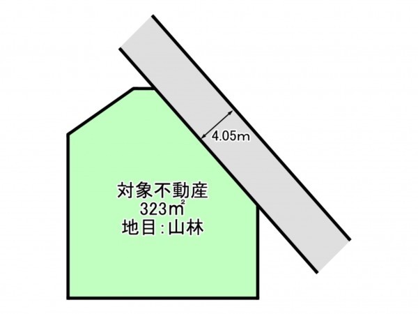 多賀城市笠神、土地の間取り画像です