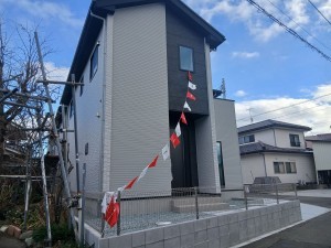 仙台市宮城野区福田町、新築一戸建ての外観画像です