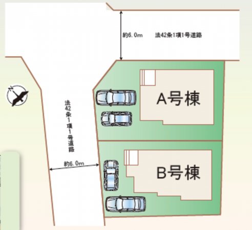 仙台市宮城野区鶴ケ谷、新築一戸建ての画像です