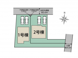 多賀城市大代、新築一戸建ての画像です