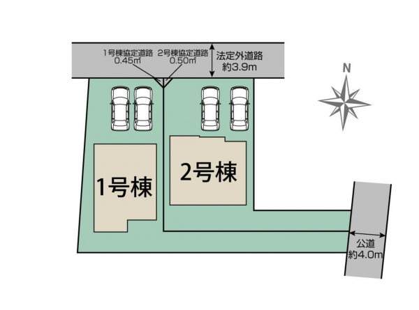 多賀城市大代、新築一戸建ての画像です