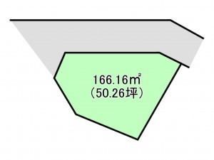 多賀城市笠神、土地の間取り画像です