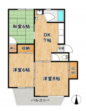 仙台市宮城野区新田、収益物件/マンションの間取り画像です