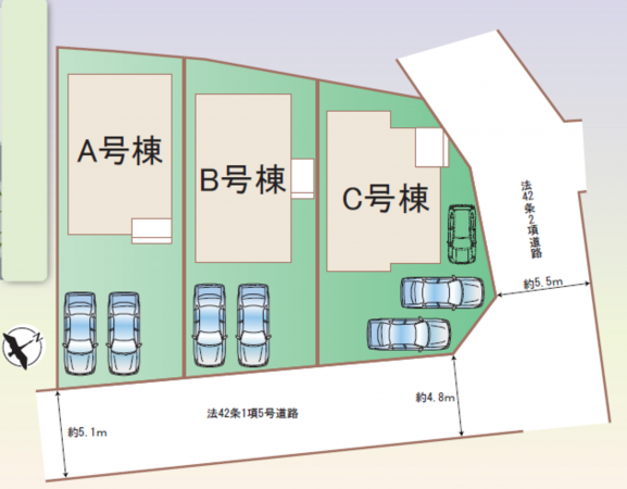 仙台市宮城野区二の森、新築一戸建ての画像です