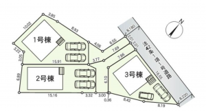 多賀城市下馬、新築一戸建ての画像です