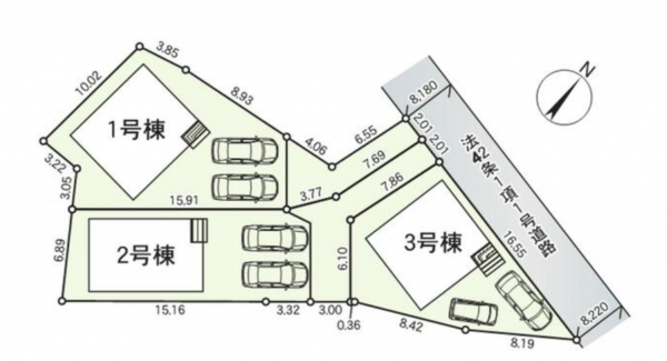 多賀城市下馬、新築一戸建ての画像です