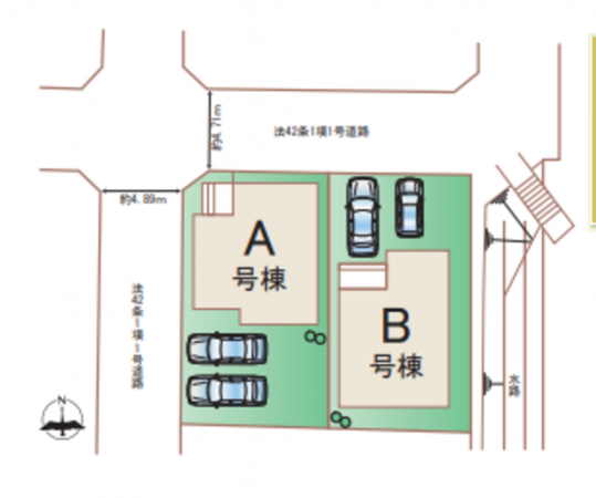 多賀城市丸山、新築一戸建ての画像です
