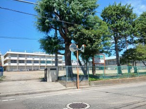 仙台市宮城野区東仙台、新築一戸建ての中学校画像です