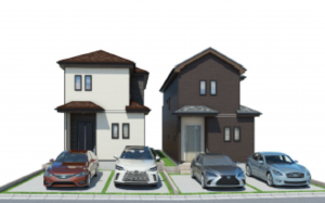 仙台市宮城野区鶴ケ谷、新築一戸建ての画像です