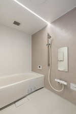 塩竈市南錦町、新築一戸建ての風呂画像です