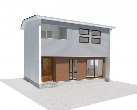 塩竈市南錦町、新築一戸建ての画像です