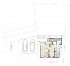塩竈市南錦町、新築一戸建ての画像です