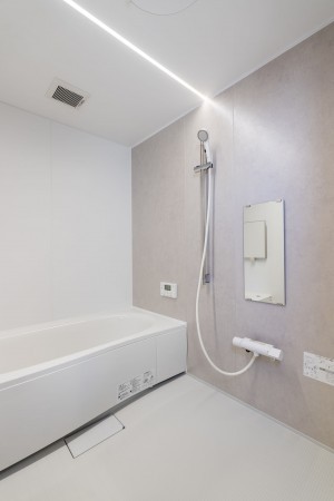 塩竈市南錦町、新築一戸建ての風呂画像です