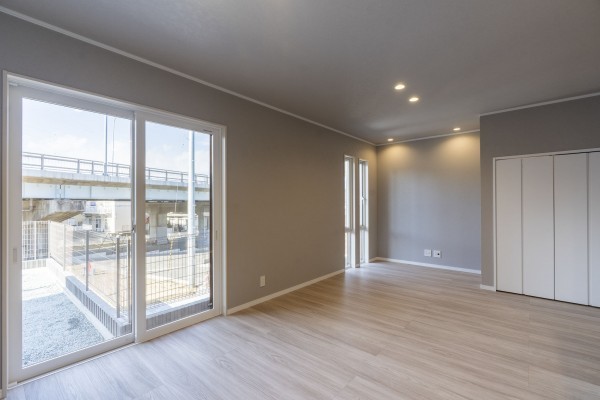 塩竈市南錦町、新築一戸建ての居間画像です