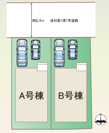 多賀城市新田、新築一戸建ての画像です