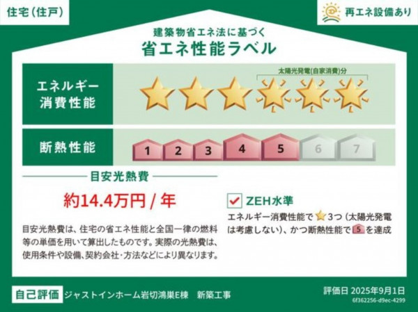 仙台市宮城野区岩切、新築一戸建ての画像です