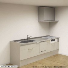 宮城郡利府町、新築一戸建てのキッチン画像です