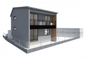 宮城郡利府町、新築一戸建ての外観画像です