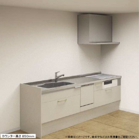 宮城郡利府町、新築一戸建てのキッチン画像です