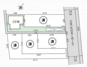 仙台市宮城野区新田、新築一戸建ての画像です