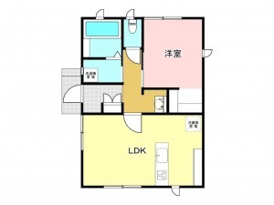 多賀城市笠神、中古一戸建ての間取り画像です