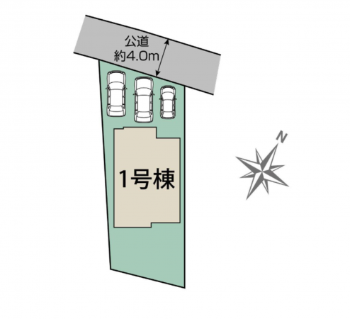 仙台市宮城野区東仙台、新築一戸建ての画像です