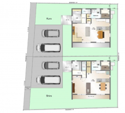 多賀城市伝上山、新築一戸建ての画像です