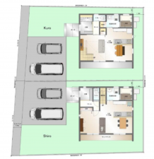 多賀城市伝上山、新築一戸建ての画像です