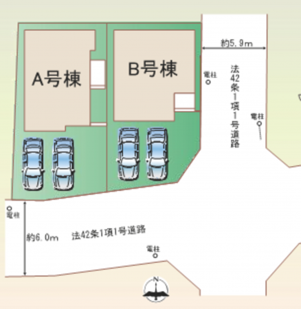 仙台市宮城野区新田、新築一戸建ての画像です
