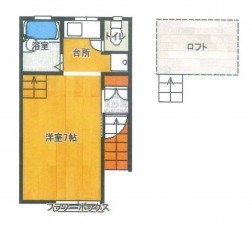 多賀城市新田、収益物件/アパートの間取り画像です