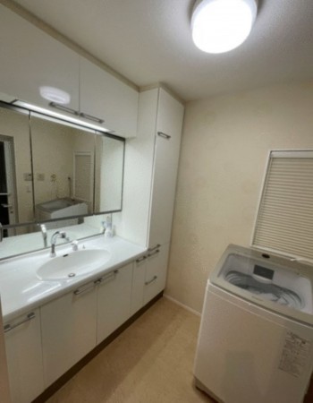 大和町、中古一戸建ての洗面画像です