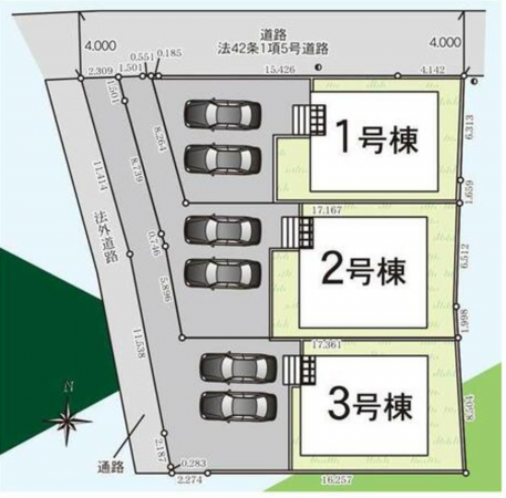 仙台市宮城野区小鶴、新築一戸建ての画像です