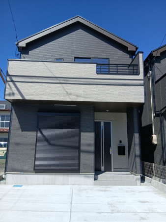 仙台市宮城野区新田、新築一戸建ての外観画像です