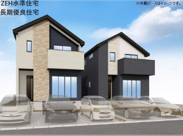 仙台市宮城野区鶴ケ谷、新築一戸建ての画像です