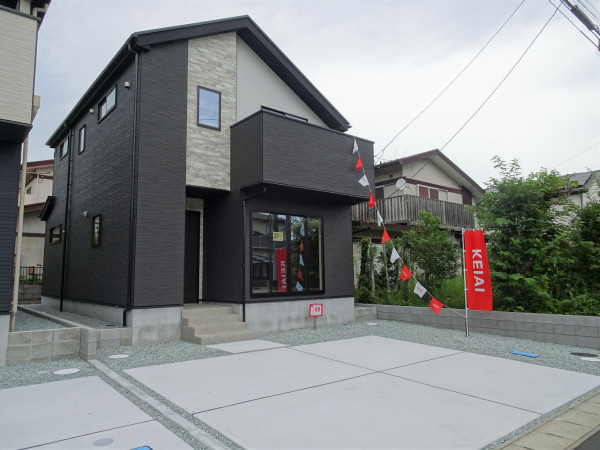 仙台市宮城野区鶴ケ谷、新築一戸建ての外観画像です