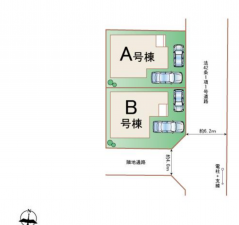 多賀城市八幡、新築一戸建ての画像です