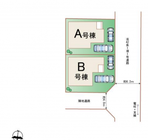 多賀城市八幡、新築一戸建ての画像です