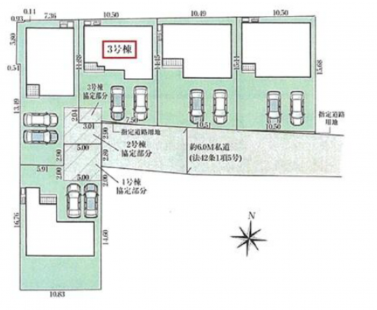 多賀城市明月、新築一戸建ての画像です