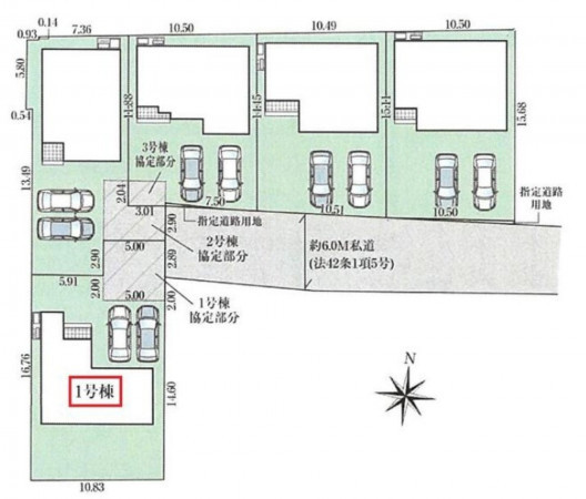 多賀城市明月、新築一戸建ての画像です