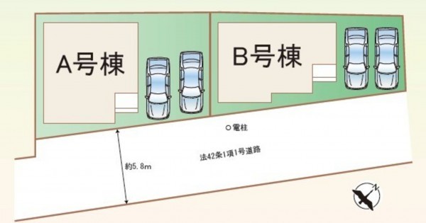 多賀城市明月、新築一戸建ての画像です