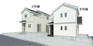 仙台市宮城野区鶴ケ谷、新築一戸建ての画像です