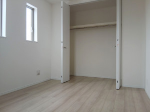 仙台市宮城野区白鳥、新築一戸建ての寝室画像です