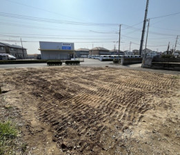 仙台市宮城野区福室、新築一戸建ての前面道路を含む現地写真画像です