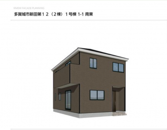 多賀城市新田、新築一戸建ての画像です