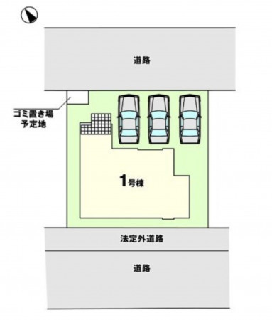 仙台市宮城野区岩切、新築一戸建ての画像です