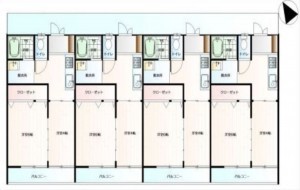 多賀城市留ケ谷、収益物件/アパートの画像です