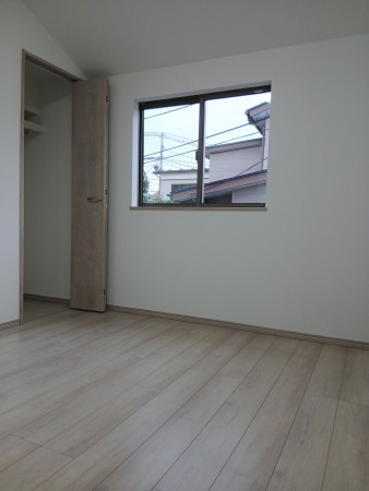 多賀城市伝上山、新築一戸建ての寝室画像です
