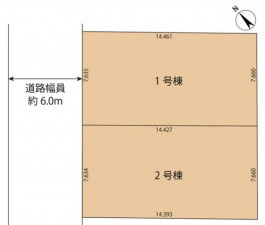 多賀城市下馬、新築一戸建ての画像です